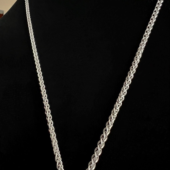 Premier Designs Jewelry Two-Tone Enhancer w/925 Sterling Silver Chain/Necklace - Picture 5 of 10